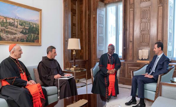Assad-Papa-Francesco